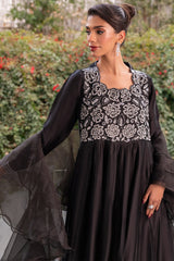 Chic Ophicial | Celenia Pret | Elegant Black Kalidar