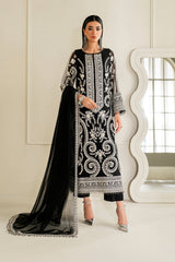 Baroque | Formals Collection | EMBROIDERED CHIFFON UF-4158