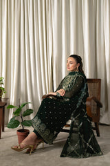 Neeshay | Ready to Wear Chiffon | RTW-CHFN-04 Green