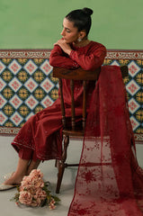 Cross Stitch | Mahiri Embroidered Collection | ROSE FLORINE