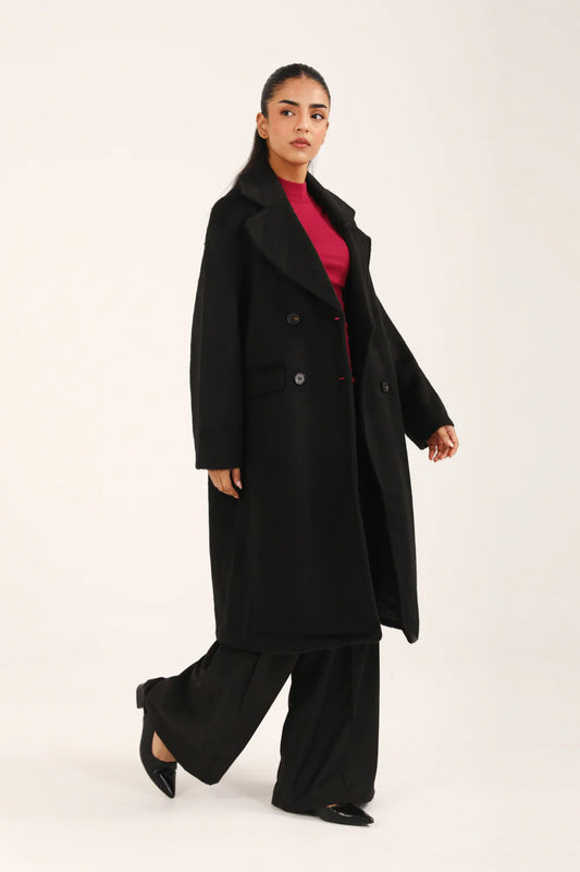 Breakout TEXTURED OVERSIZED COAT For Women