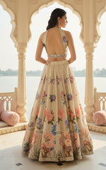 Threads and Motifs | Formal Outfits | Blouse With Printed Lehenga