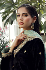 Sana Abbas | Velvet Formals | BLACK JADE