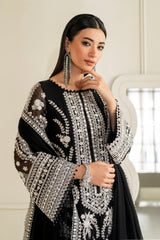 Baroque | Formals Collection | EMBROIDERED CHIFFON UF-4158