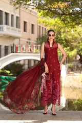 Noor by Saadia Asad | Eid Luxe Printkhaas 26 | D1 - A - Ruby