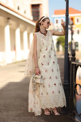 Noor by Saadia Asad | Eid Luxe Printkhaas 26 | D8 - A - Vanilla Mist