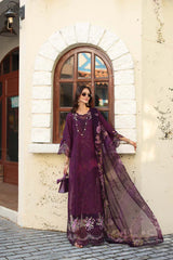 Noor by Saadia Asad | Luxe Chikankari 26 | D5 - A - Itten Plum