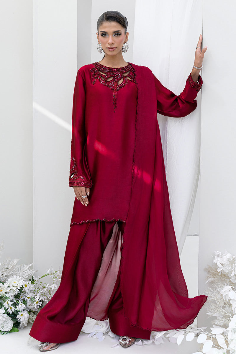 Chic Ophicial | Aarzu Luxe Pret | Ruby Veil