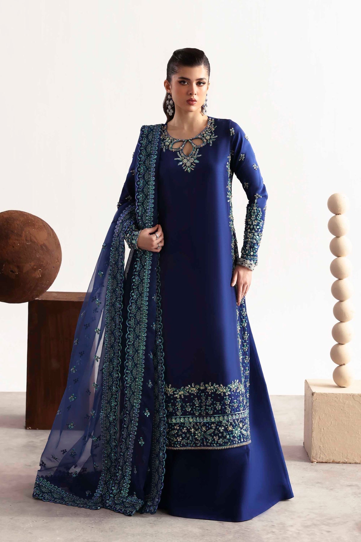 Akbar Aslam | Luxury Formals 25 | Sapphire | Zayan Clothing UK