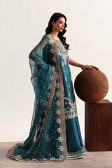 Akbar Aslam | Luxury Formals 25 | Teal | Zayan Clothing UK