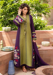 Crimson | MITTI WINTER PRET 25 | Rani Vogue(Plum) | Zayan Clothing UK