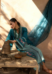 Crimson | MITTI WINTER PRET 25 | Rani Vogue(Turquoise) | Zayan Clothing UK