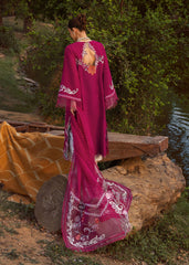 Crimson | Tasawar 25 | MIRROR GARDEN - D3A | Zayan Clothing UK