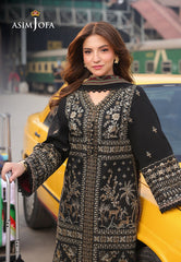 Asim Jofa | Summer Rhapsody | AJUBU-01 Embroidered Jacquard