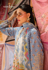 Asim Jofa | Summer Rhapsody |  AJUBU-11 Printed Embroidered Lawn