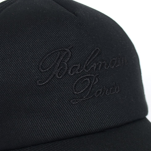 Balmain Signature Black Cap For Men