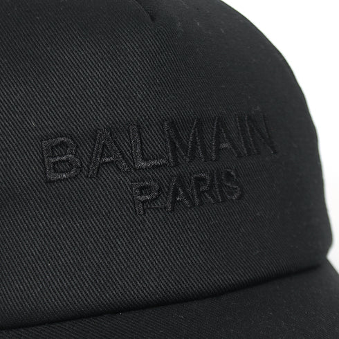 Balmain Black Basic B Cap For Men
