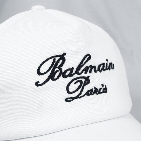 Balmain Signature White Cap For Men