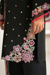 Farasha | Summer Weaves Embroidered Lawn | Raven Bloom
