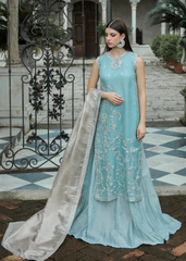 Purple Haze Pret Studio | Apsara Formals |  Ice Blue Organza Outfit