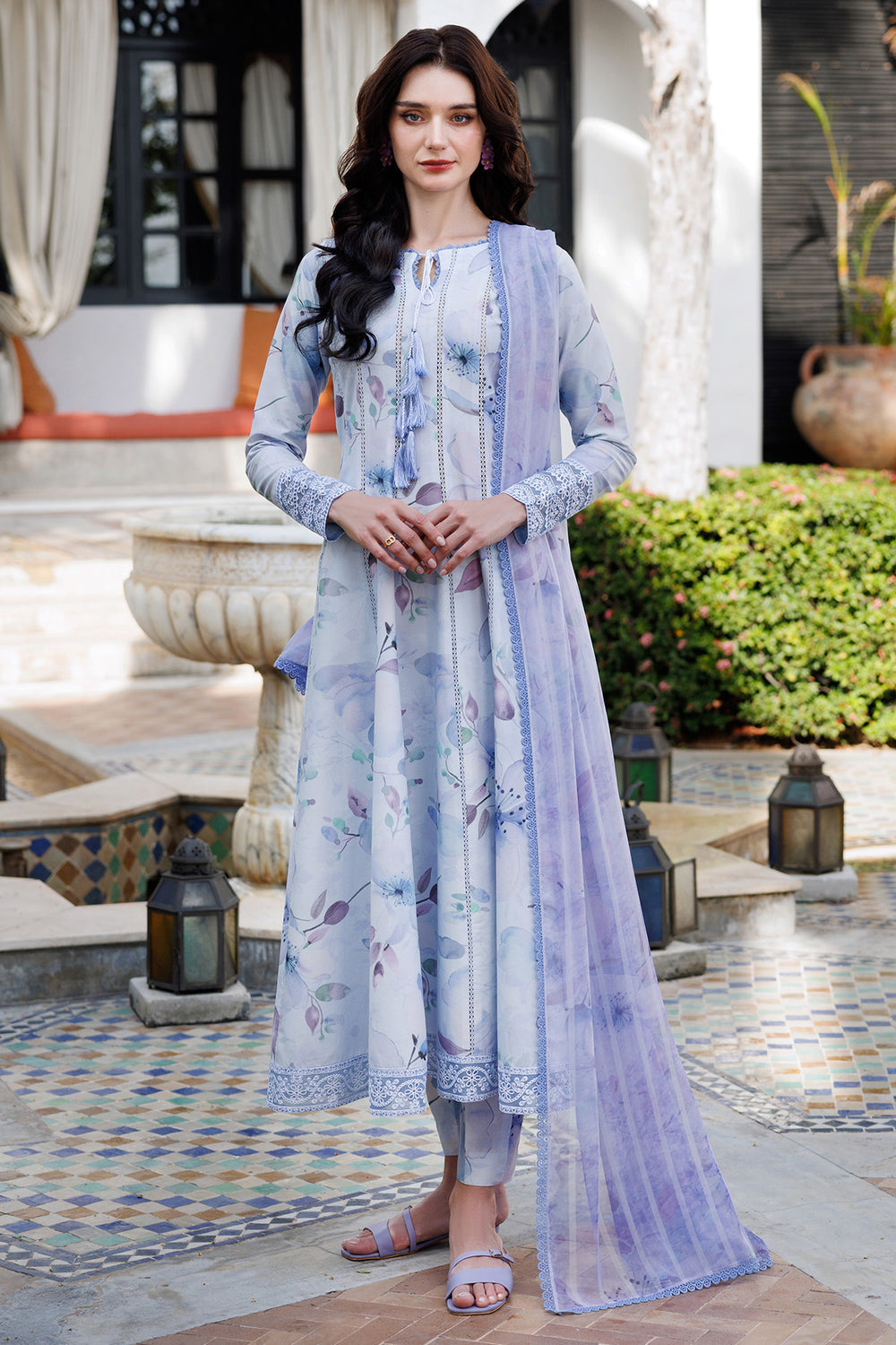 Farasha | Printed Essentials | Sky Breeze