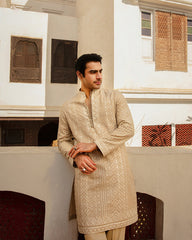 Pakistani Menswear | Faiza Saqlain | Aksel