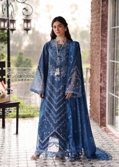 Sardinia | Embroidered Lawn Edit 26 | Terrace Blue