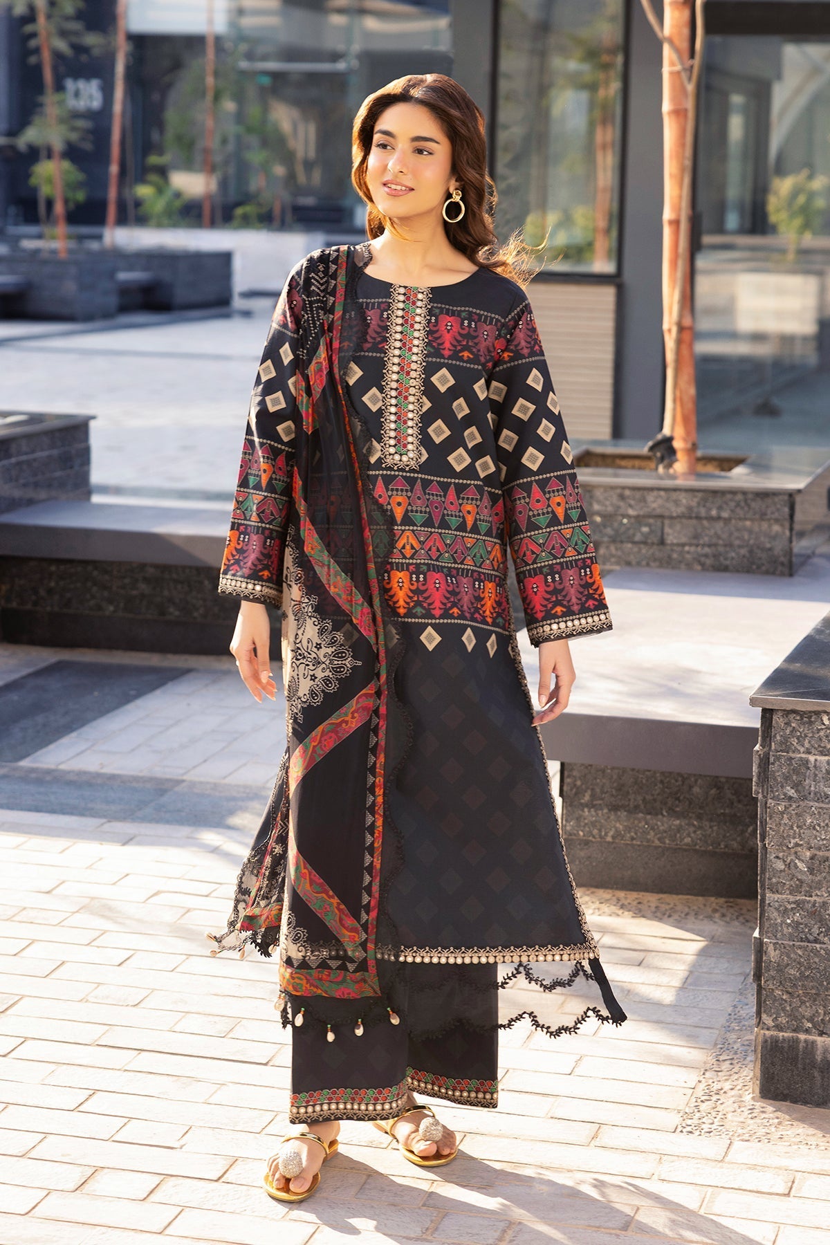 Charizma | Infinity Lawn | 3-PC Unstitched Embroidered Lawn Collection IN6-03