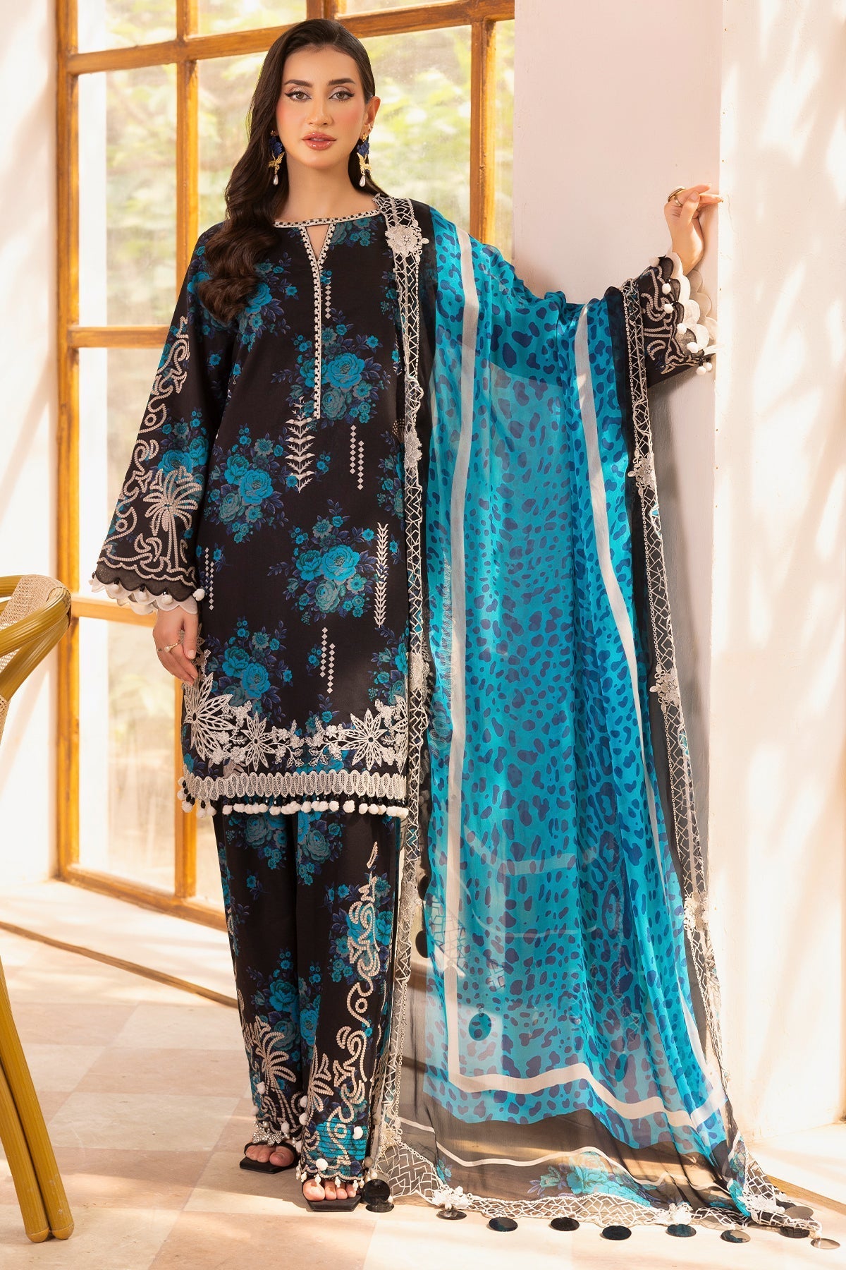 Charizma | Infinity Lawn | 3-PC UNSTITCHED EMBROIDERED LAWN COLLECTION IN6-06