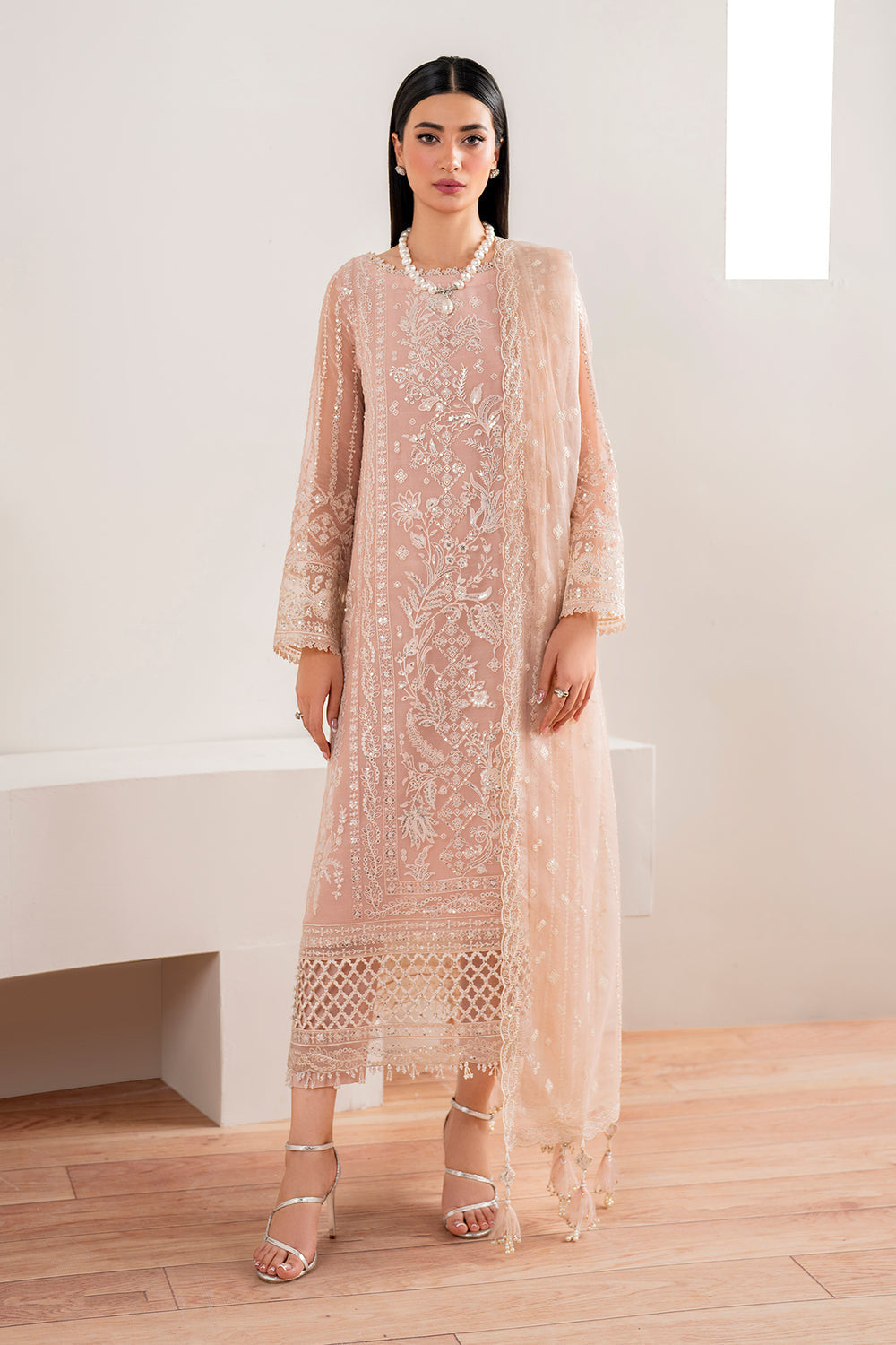 Baroque | Formals Collection | EMBROIDERED CHIFFON UF-681