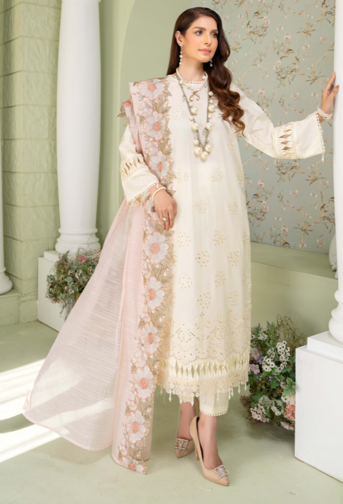 Humdum | Baad e Baharan Lawn | Baad e Baharan - D01