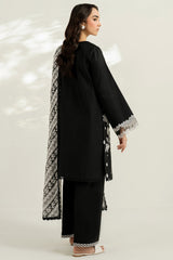 Farasha | Thread Lines Embroidered | Skylit Rouge