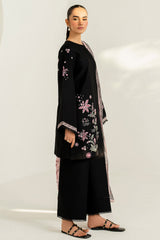 Farasha | Thread Lines Embroidered | Floral Meadow