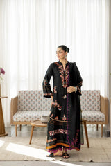 Wahaj M Khan | Sanam Luxe | Noir Sanam Kaftan