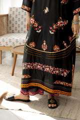 Wahaj M Khan | Sanam Luxe | Noir Sanam Kaftan