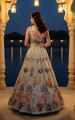 Threads and Motifs | Formal Outfits | Blouse With Printed Lehenga