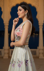 Threads and Motifs | Formal Outfits | Blouse With Printed Lehenga