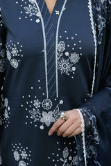 Farasha | Summer Weaves Embroidered Lawn | Royal Lux