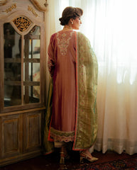 Mushq | Sunehri Lama Silk | Seema | Zayan Clothing UK