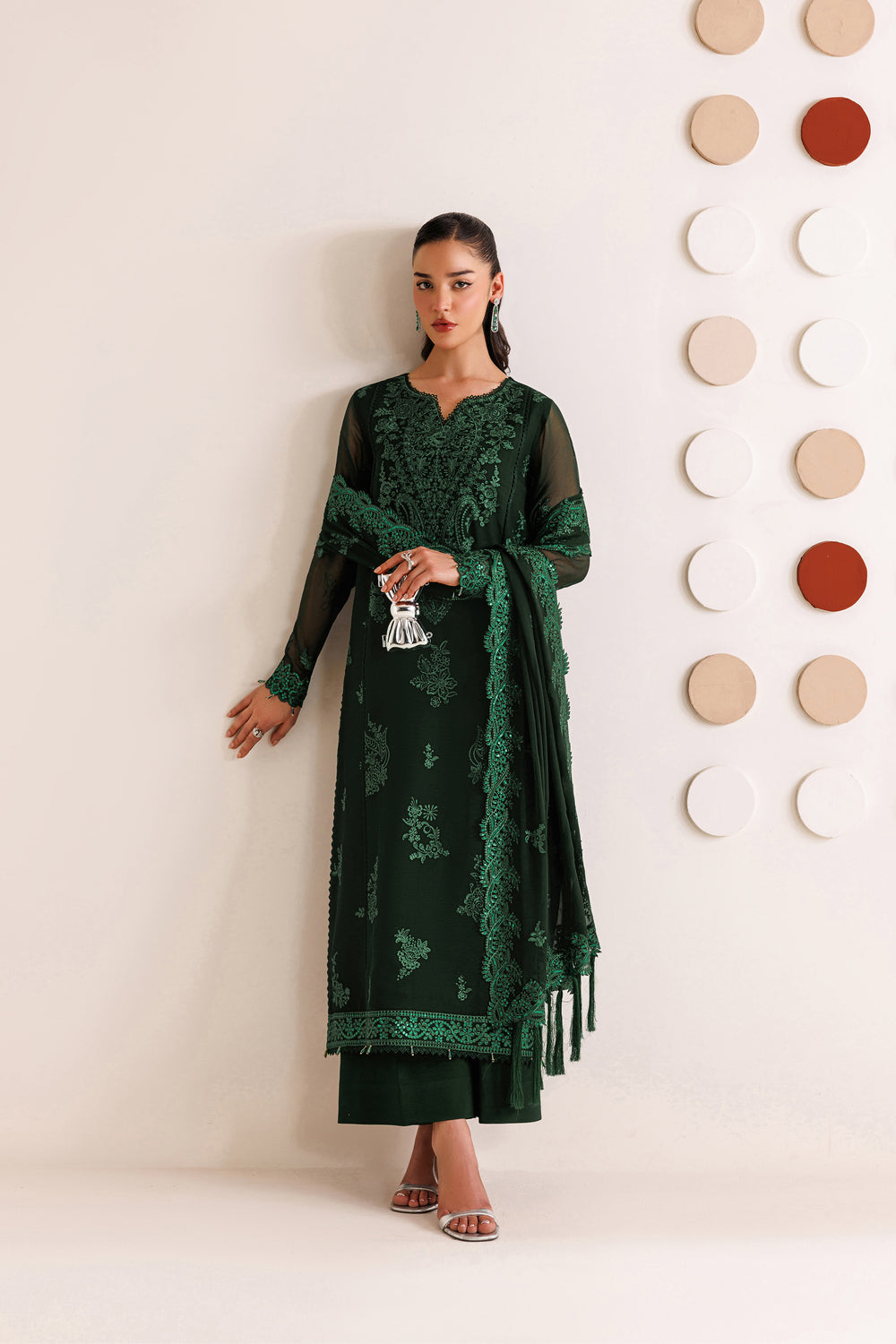 Farasha | Chiffon Threads 26 | Emerald Leaf