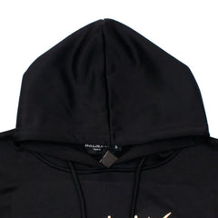 Balmain Black Golden S Hoodie For Men