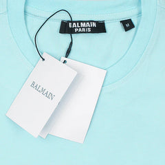 Balmain Sky Blue T-Shirt For Men