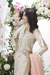 Wahajmkhan | Eden wedding Formals | GOLD GHARARA SUIT
