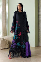 Maria B | 3 Piece Unstitched Embroidered | SR-01-08-Mid Night Noir
