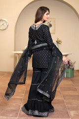 Ellena | Pret Dresses | 3-PC Stitched Embroidered Suit 976BKL