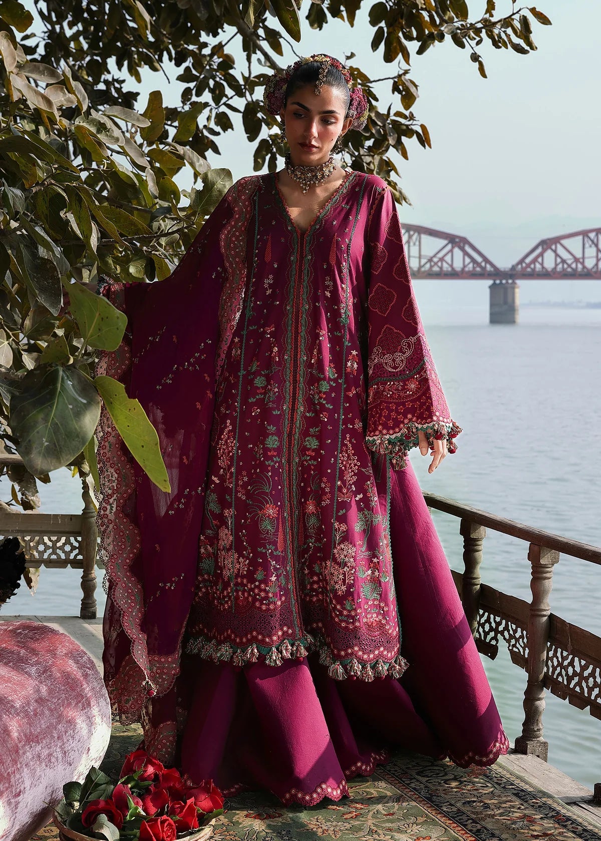 Anjas - Hussain Rehar Luxury Lawn 26 Eid Edit