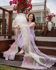 Aya Luxury Lawn Suela - Faiza Saqlain 3-Piece