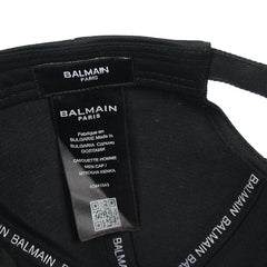 Balmain Signature Black Cap For Men