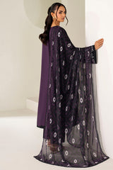 Farasha | Summer Weaves Embroidered Lawn | Twilight Tulip