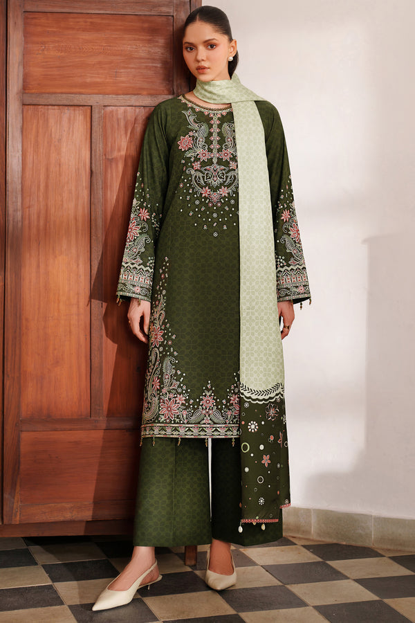 Farasha | Meline Premium Viscose 25 | Olive Drape